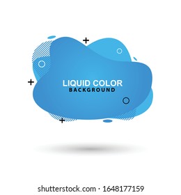 set of abstract gradient liquid shape design banners