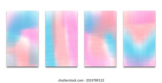 Set abstract gradient pencil social media story background nowadays, trend story social media background