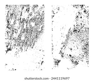 set of abstract grunge vector texture background