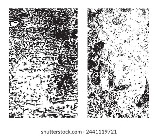 set of abstract grunge vector texture background