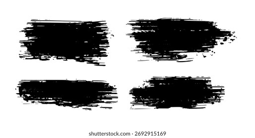Conjunto de fondo de textura sucia abstracta en estilo dibujado a mano
