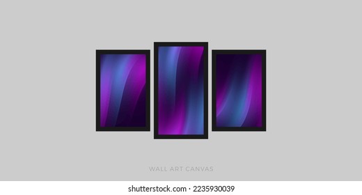 Conjunto de ilustraciones abstractas pintadas a mano para la decoración de paredes, postal, banner de medios sociales, fondo de diseño de portada de folletos. Pintura Resumen Moderna.