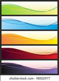 Set of abstract headers