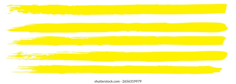 Conjunto de Plantillas abstractas de fondo Horizontal grunge. Vector de manchas negras con bordes irregulares. Pinceladas dibujadas a mano aisladas en blanco. Para texto, publicidad, diseño de texturas