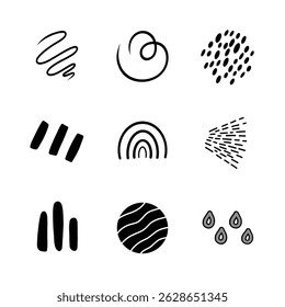 Set of abstract icons vector illustration