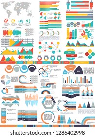 set of abstract infographics elements. Vector business template for presentation. Creative concept for infographic.