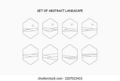 abstrakte Landschaft. abstrakte Leitungslandschaft