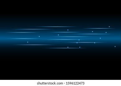 Set of Abstract Lens Flares / Glowing stars / Lights and Sparkles on black Background. Effects for Your Design