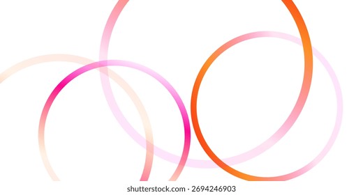 Set of Abstract Lines with Color Gradient. Vector Background with Rainbow Wave Shapes. Graphic Pattern of 3D Wavy Elements. Color Poster Design