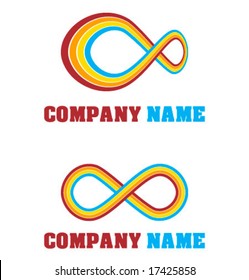 Set of abstract logos - vector illustration