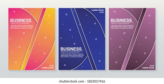 Conjunto de diseño abstracto de cubiertas mínimas.