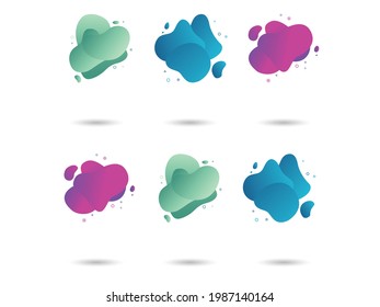 set of abstract modern graphic