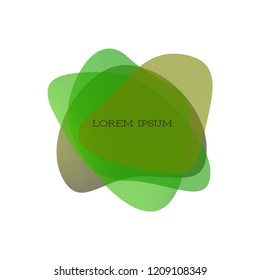 Set of abstract modern graphic elements with brown color. Dynamical colored forms and line. Gradient abstract banners with flowing liquid shapes. Template for the design of a logo, presentation.