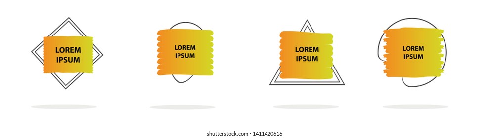
Set of abstract modern graphic elements. Colorful vector gradient shapes composition. Template for design, banner, flyer, poster, wallpaper, brochure, smartphone screen, mobile app