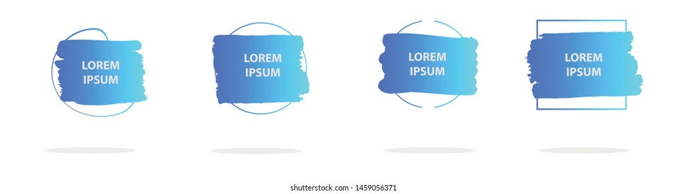 
Set of abstract modern graphic elements. Colorful vector gradient shapes composition. Template for design, banner, flyer, poster, wallpaper, brochure, smartphone screen, mobile app