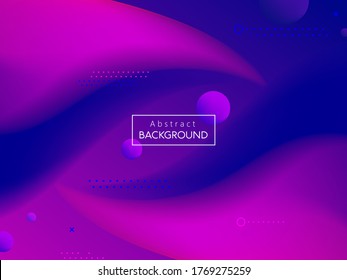 Set of abstract modern graphic elements. Dynamical colored forms and line. Gradient abstract banners with flowing liquid shapes. Template for the design of a logo, flyer or presentation. Vector.