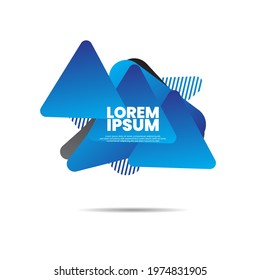 Set of abstract modern graphic elements. Dynamical colored forms and line. Gradient abstract banners with flowing liquid shapes.