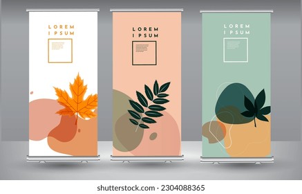 SET Abstract modern graphic elements. Dynamical colored forms and line. Gradient abstract banners with flowing liquid shapes. Template for the design of a logo, flyer or presentation. Vector.
