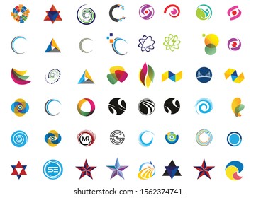 set of abstract modern graphic. liquid shape colorful. gradient abstrac banners. flyer or presentation