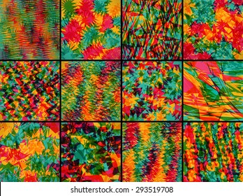 set abstract modern multicolored background. vector illustration eps10