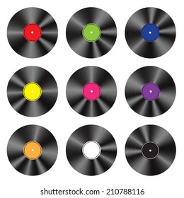 Set of Abstract music background vector illustration for your design. EPS10