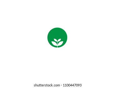 Set of abstract organic design element - eco and bio circle badge, Vector tree logo.Save the world concept.