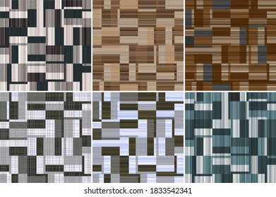 Set of abstract paint grunge backgrounds. Vector illustration