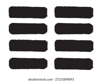 Conjunto de manchas de pintura abstracta con bordes ásperos adecuados para fondos texturizados y efectos artísticos de superposición.
