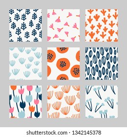 
Set with abstract pattern. Creative vector illustration for backdrop, textile print, flooring. Isolated. Vector Illustration. 