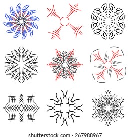 set of abstract patterns