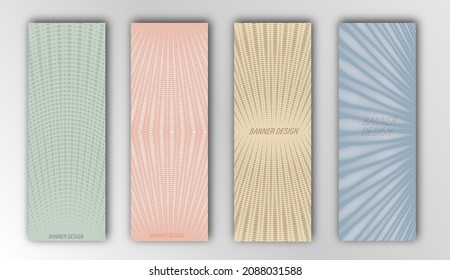 set of abstract patterns for banners, textures, textiles, cards, wallpapers and creative designs. Flat style.