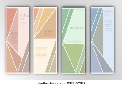 set of abstract patterns for banners, textures, textiles, cards, wallpapers and creative designs. Flat style.