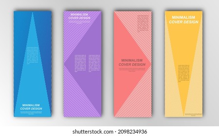 set of abstract patterns for banners, textures, textiles, cards, wallpapers and creative designs. Flat style.