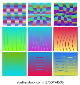 set abstract patterns for fashion or apparel products