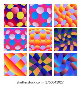 set abstract patterns for fashion or apparel products