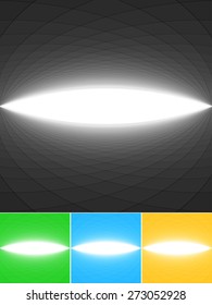 Set of abstract perspective & futuristic backgrounds