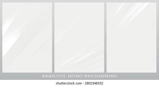 Set of abstract perspective lines backgrounds. Ideal for brochure, flyer cover template, website landing page and business card design.