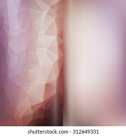 Set of abstract polygon triangles and blurred smooth vector backgrounds EPS10