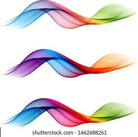 Set of abstract rainbow waves