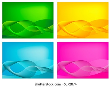 set of abstract retro vector colourfull backgrounds