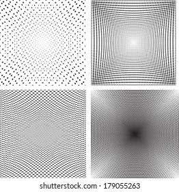 Set of abstract seamless patterns 