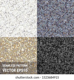 Set of abstract seamless patterns. Discreet colors for the design of men's clothing and accessories. Geometric texture.
