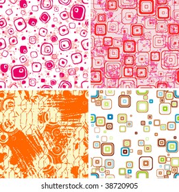 Set abstract SEAMLESS wallpaper.