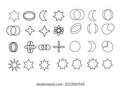 set of abstract shape element collection
