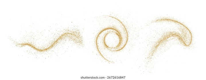 Conjunto de elemento de diseño de brillo de oro brillante Abstractas para invitación de diseño, boda, tarjeta de Navidad