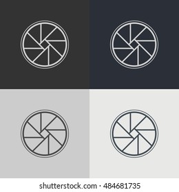 Set of abstract signs. Abstract element for design. 