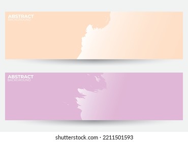 Set abstrakter Splash-Banner
