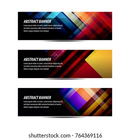 Set of abstract square banner background templates in vector format, for your promotional, campaign, web, etc as your need