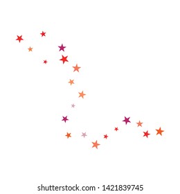 set of abstract stars background template vector illustration design