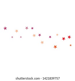 set of abstract stars background template vector illustration design